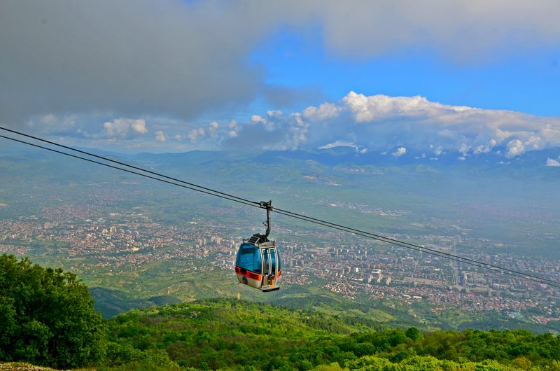 Take the cable car to the top of Vodno - - Skopje, Macedonia